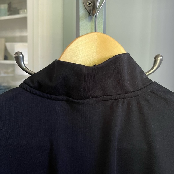 Cuddl Duds Black Zip-Up Sweatshirt - Picture 5 of 5